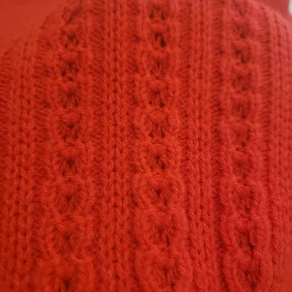 70s Vintage College Point Red Button Front Vest Size Large, estimated - Picture 8 of 11